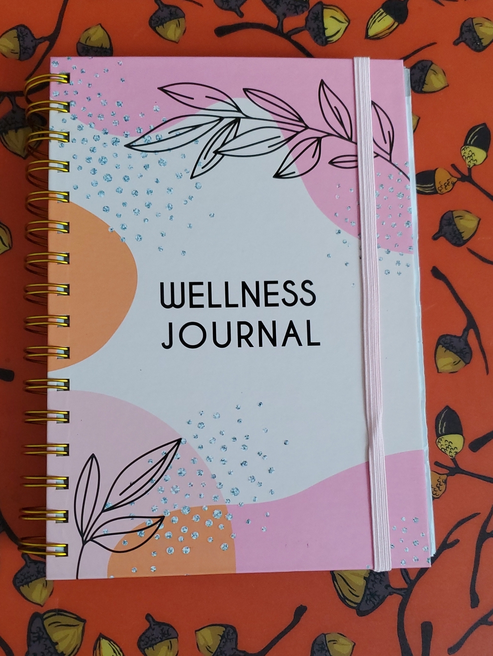 Wellness Journal - Pink & Peach Spiral Notebook